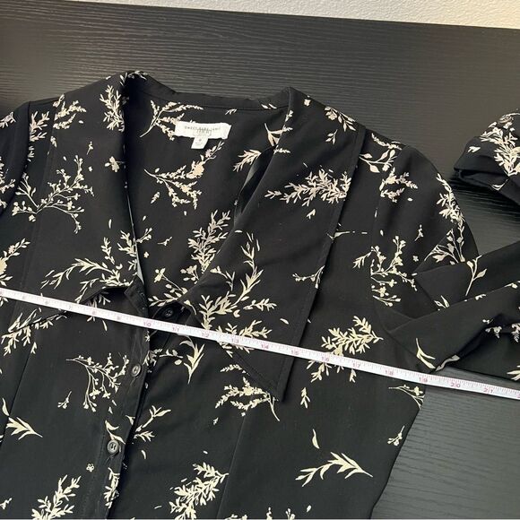 ✨ Sweet Baby Jamie Collared Button Up Dress Black 8 - Picture 15 of 15